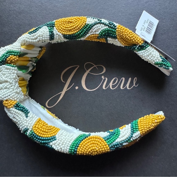 J. Crew Beaded limoncello headband - beaded lemons - Picture 4 of 6